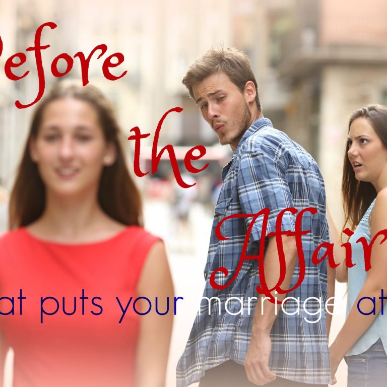 Disloyal man with his girlfriend looking at another girl